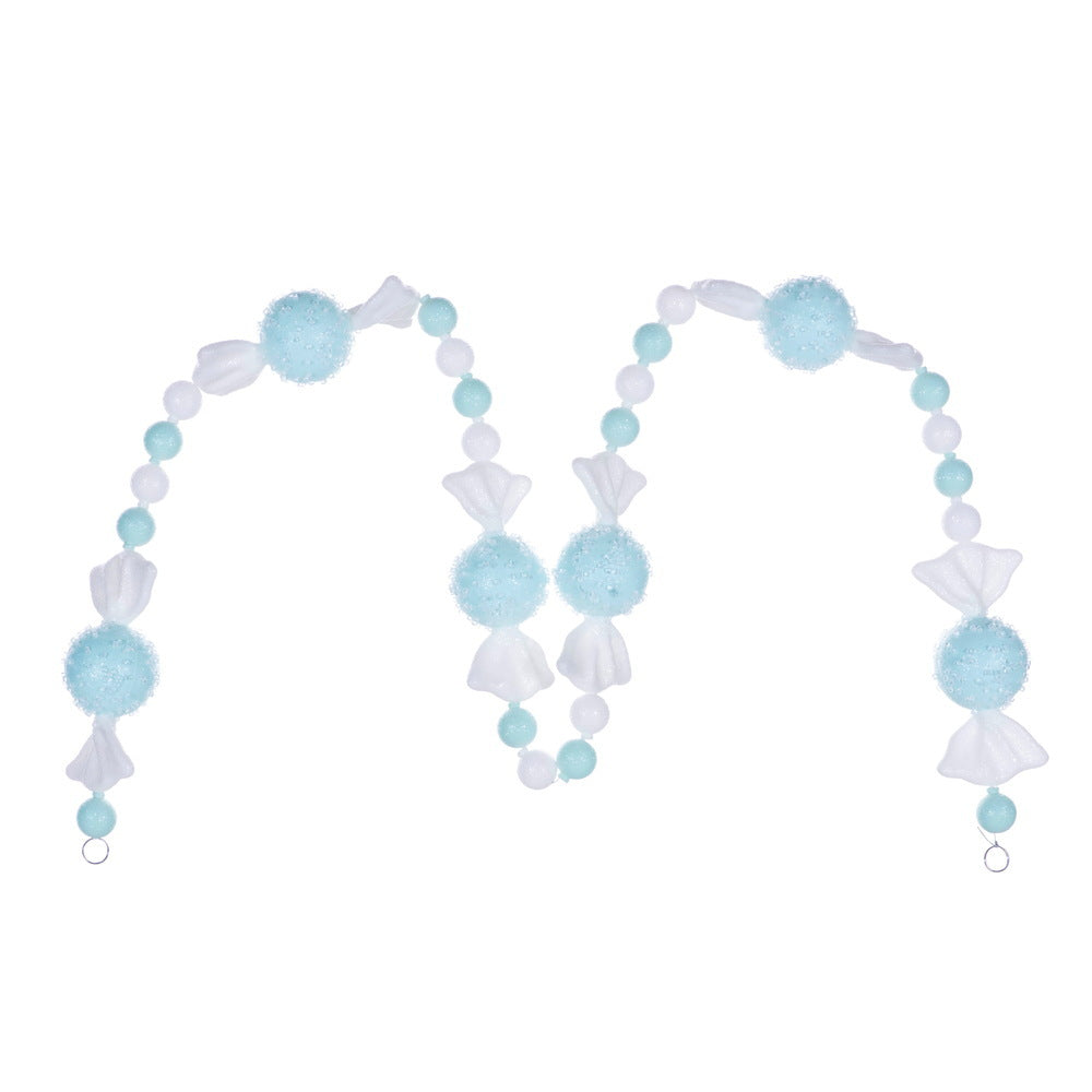 6' Seafoam Green Icy Sugar Candy Garland