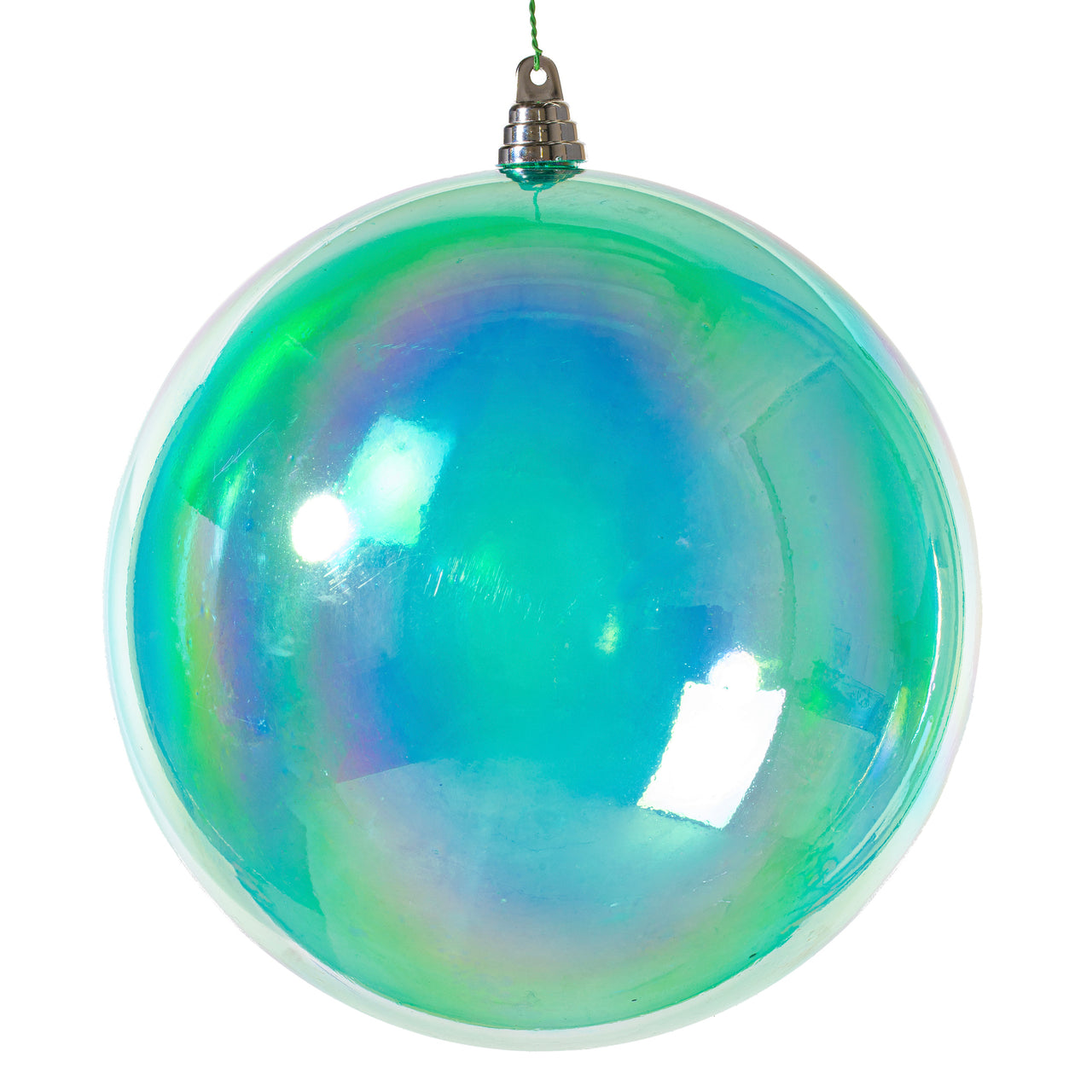 10" Teal iridescent Ball