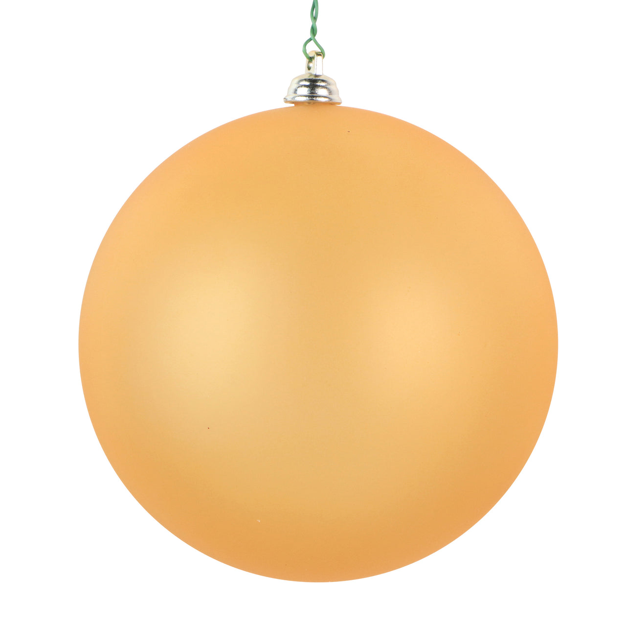 4.75" Gold Matte Clear Ornament