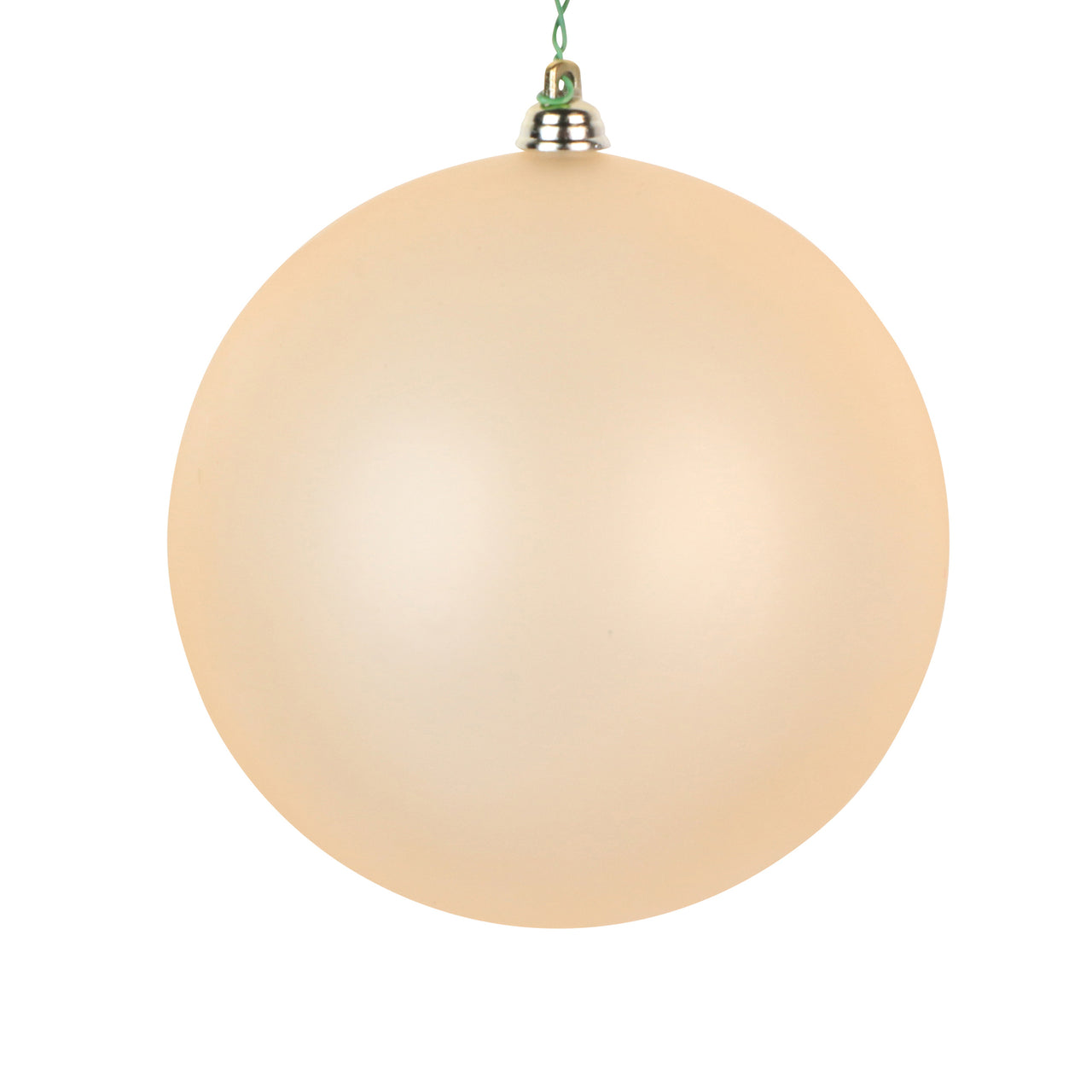 4.75" Champagne Matte Clear Orn