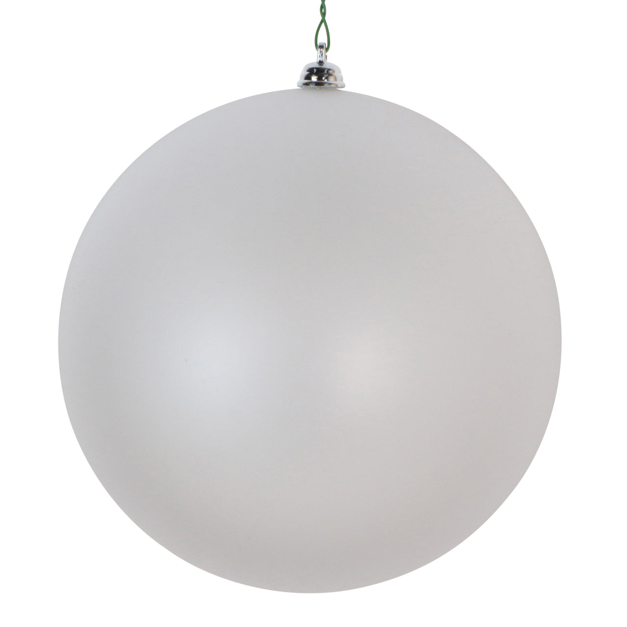 6" Matte Clear Ornament