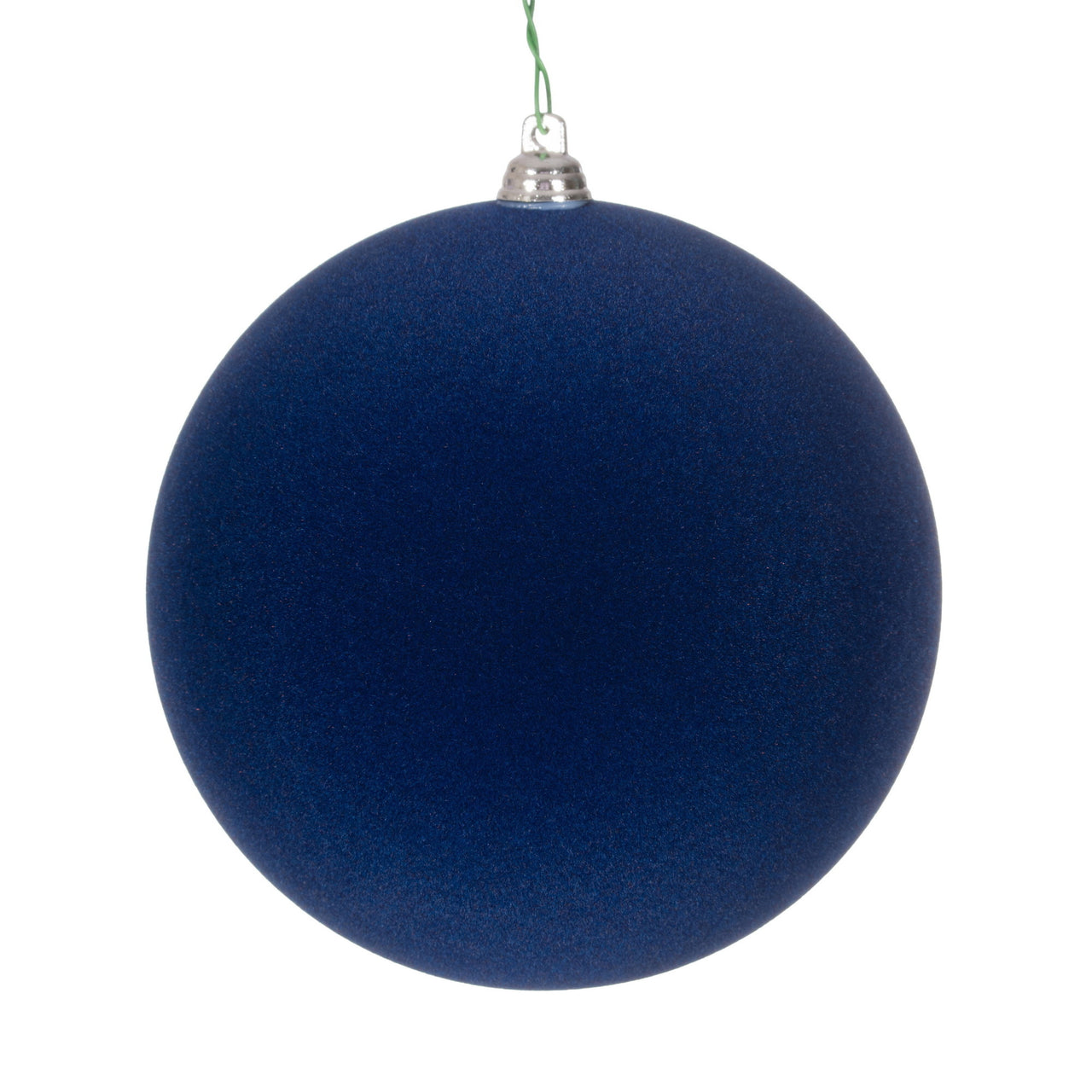 4.75" Flocked Midnight Blue Ball