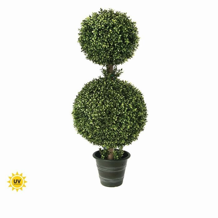 Plastic Uv Proof Boxwood Ball X2 Topiary 44"