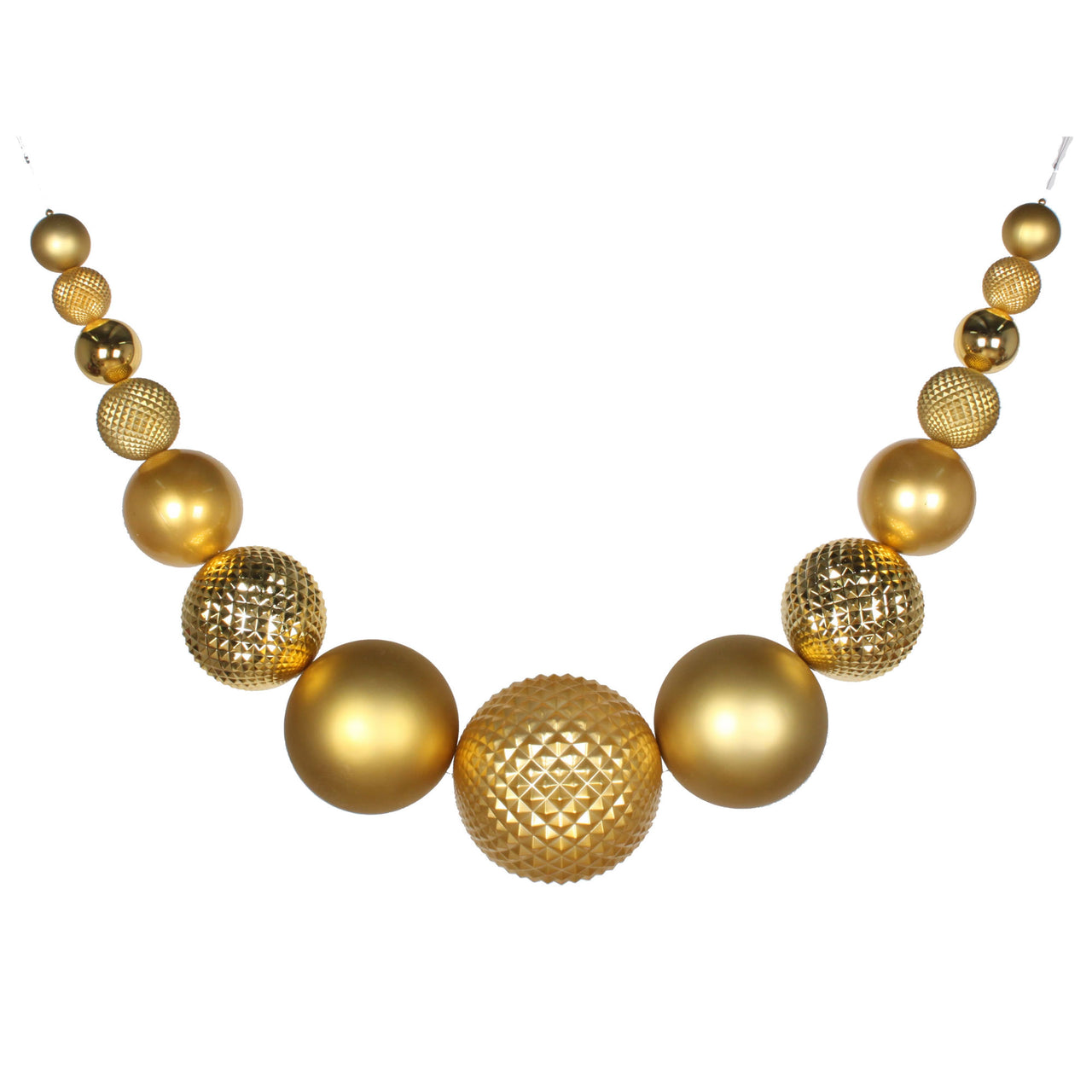 76" Gold Candy/Matt Durian Ornament Swag