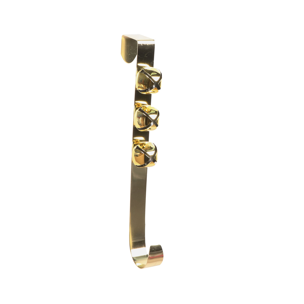 12" Gold Door Hanger with Bells