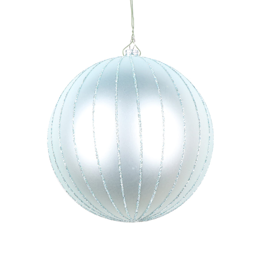 5" Frosty Mint Matte Glitter Ball