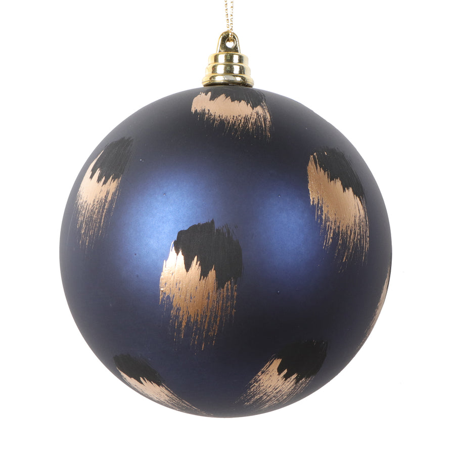 4" Midnight Blue Brush Strokes Ball