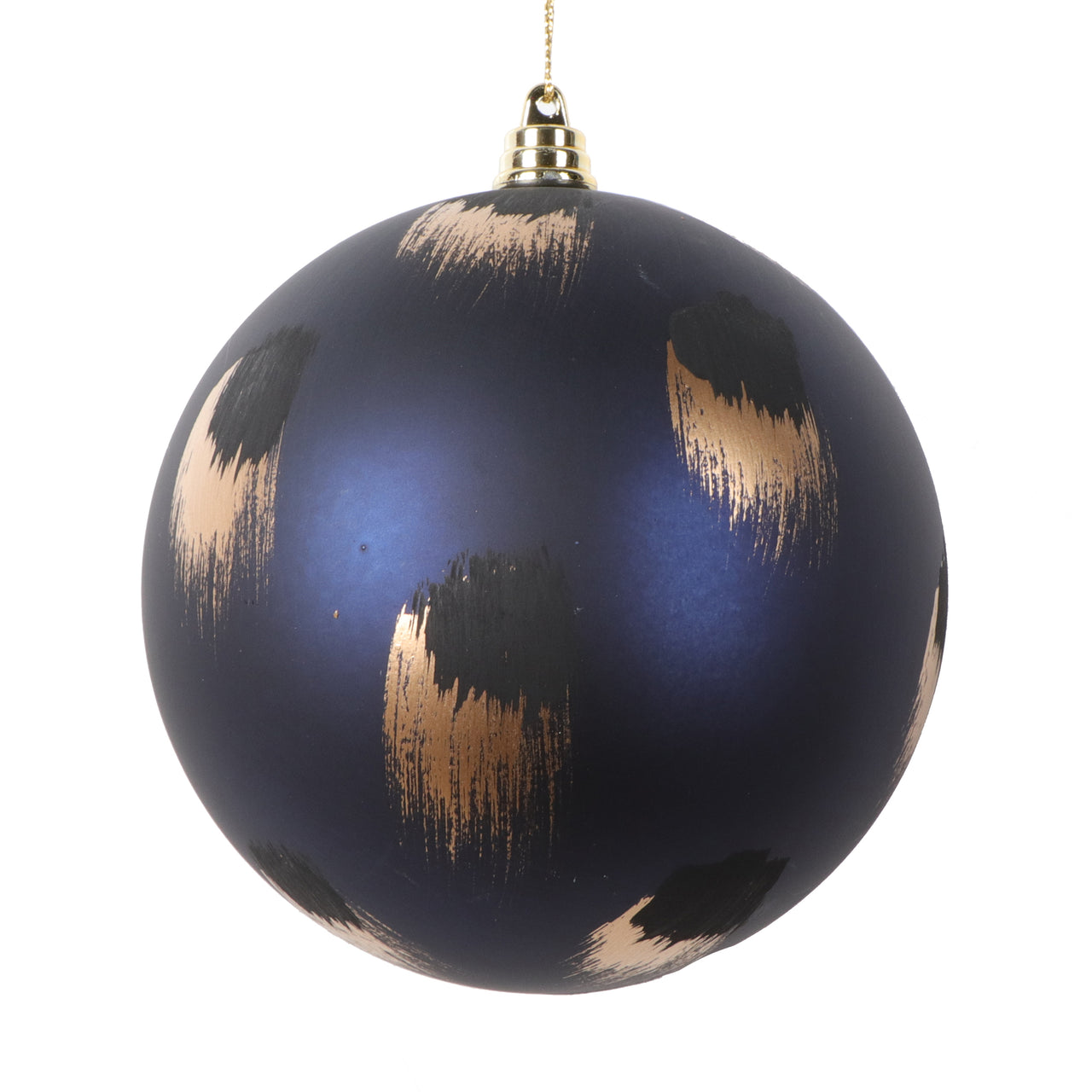 4.75" Mid Blue Brush Strokes Ball