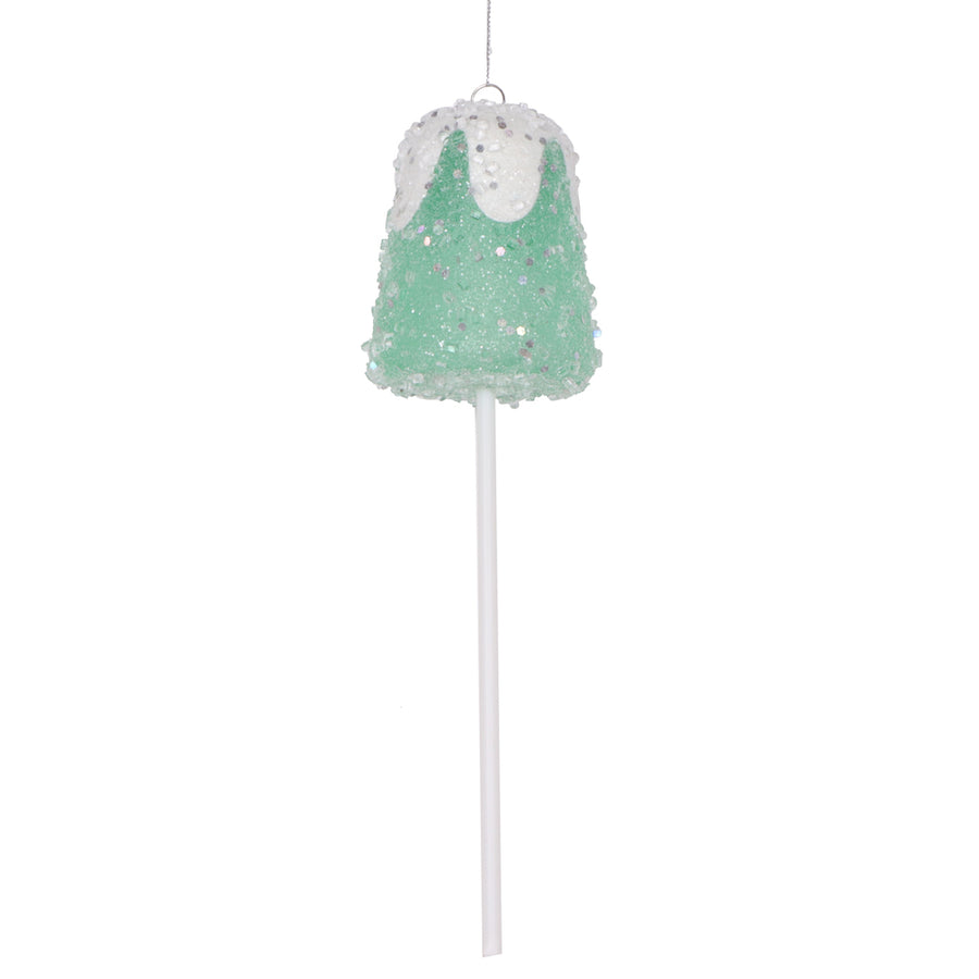 10" Green Gumdrop Lollipop Ornament