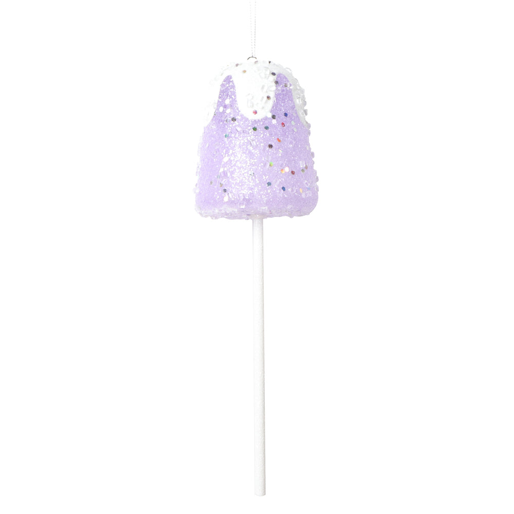 10" Purple Gumdrop Lollipop Orn
