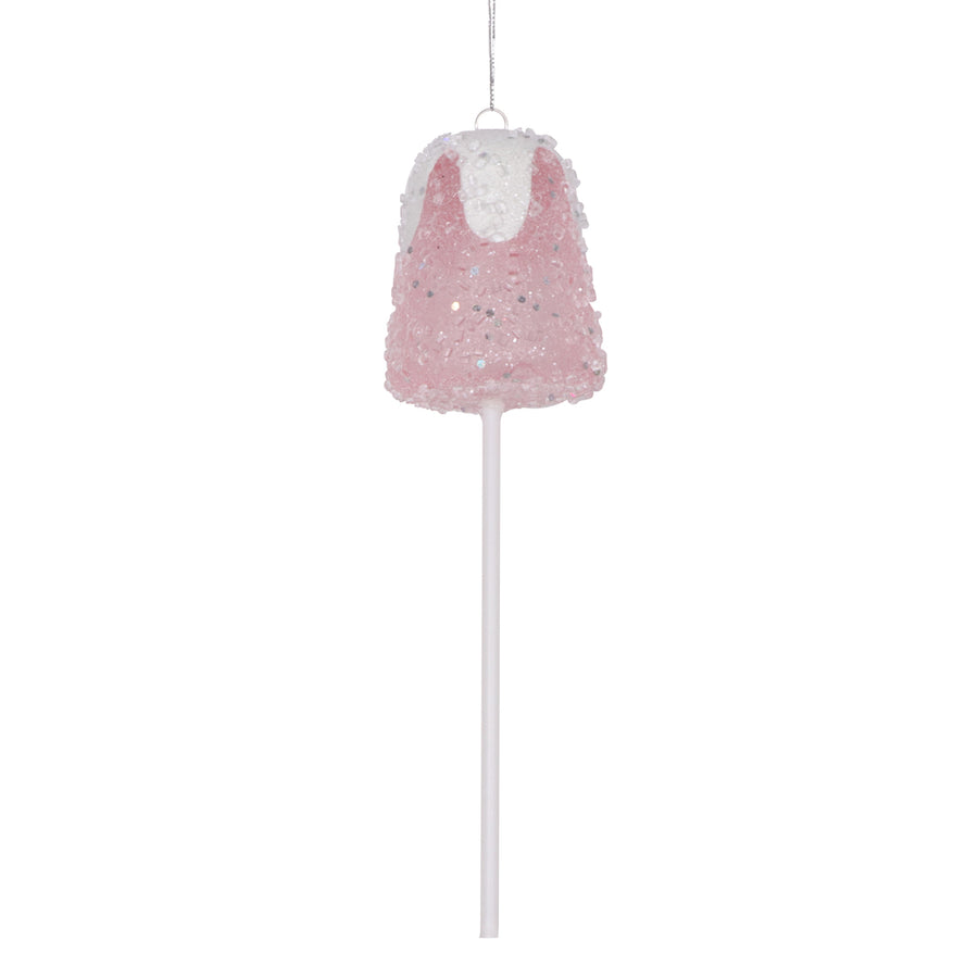 10" Pink Gumdrop Lollipop Ornament