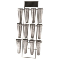 Metal 3 Tier Flower Rackx12 W Board 29X61