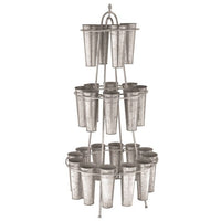Metal 3 Tier Round  Flower Rack X24 59
