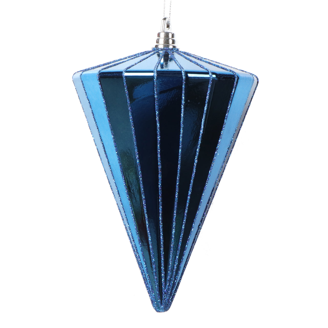 6" Shiny Midnight Blue Cone