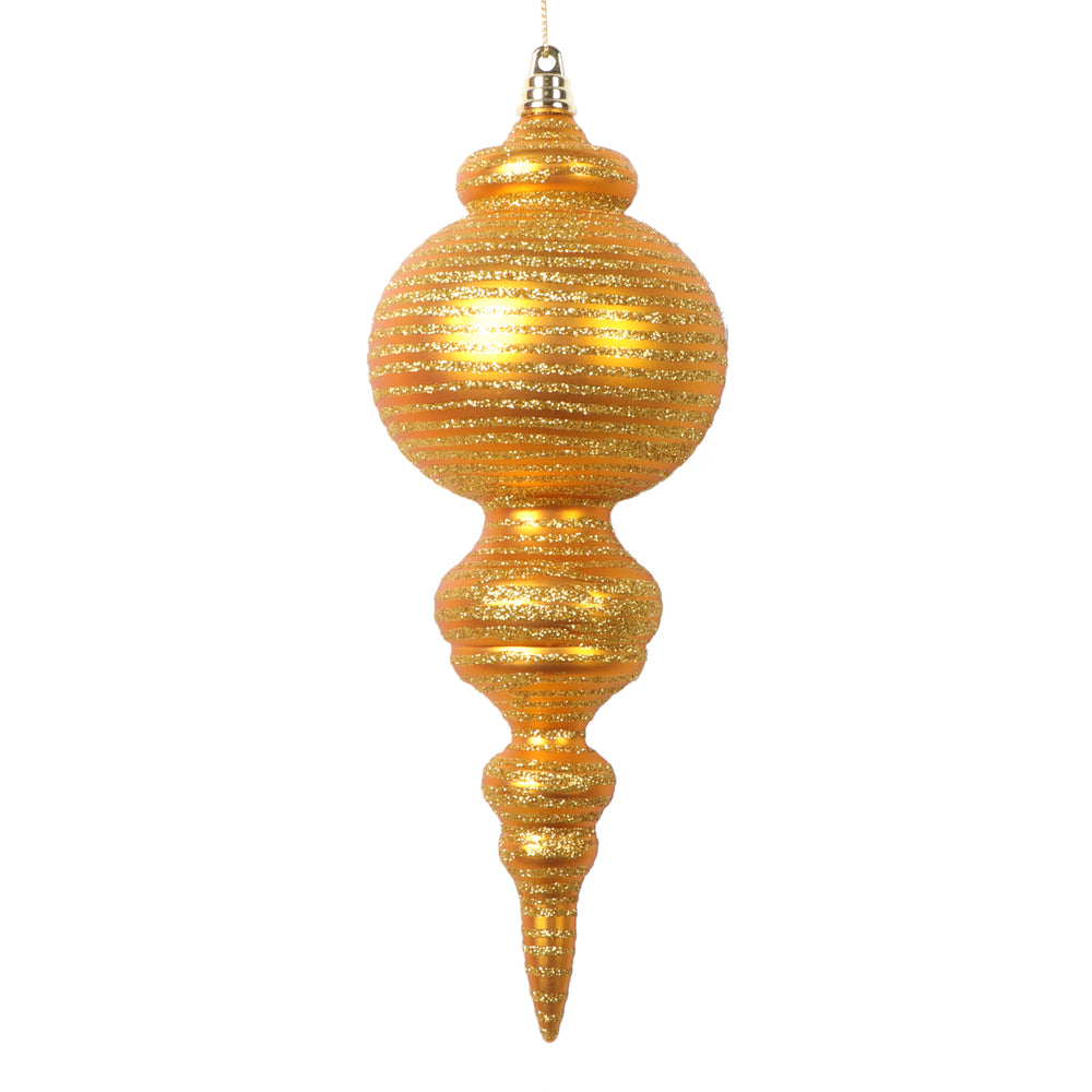 10" Matte Antique Gold Finial