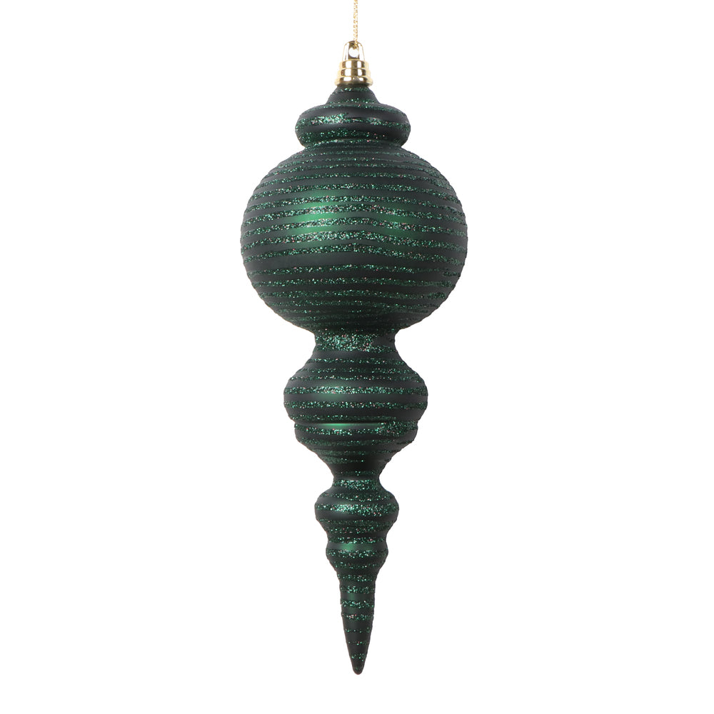 10" Matte Midnight Green Finial