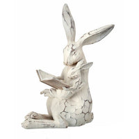 Resin Carved Bunny & Baby W Book 11