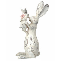Resin Carved Bunny Kissing Baby 15