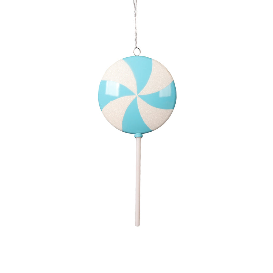 9" Baby Blue Flat Lollipop