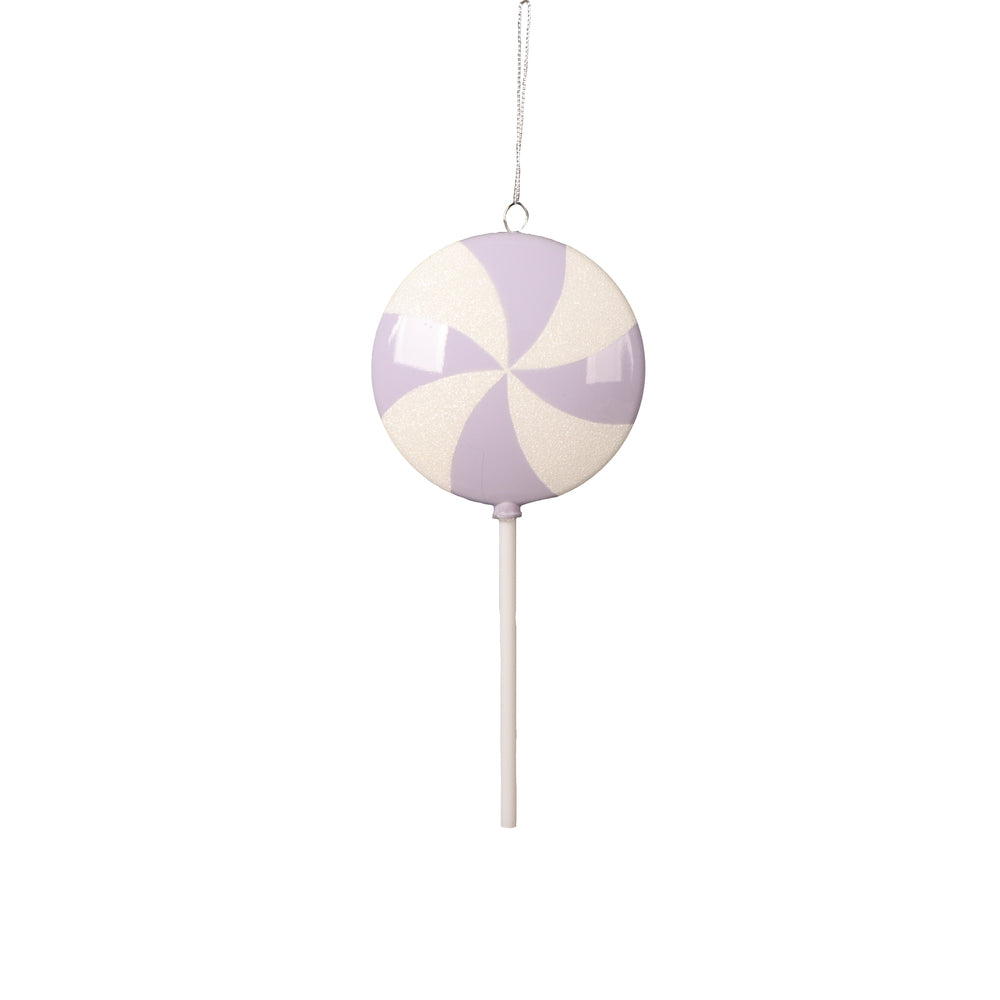 9" Pastel Lavender Flat Lollipop