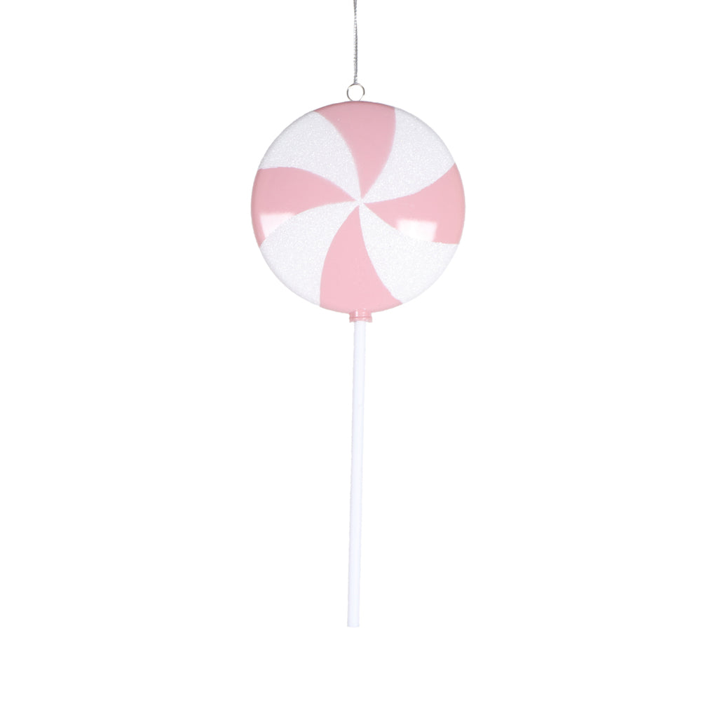 9" Pastel Pink Flat Lollipop