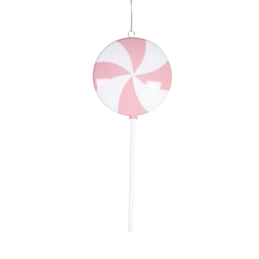 9" Pastel Pink Flat Lollipop