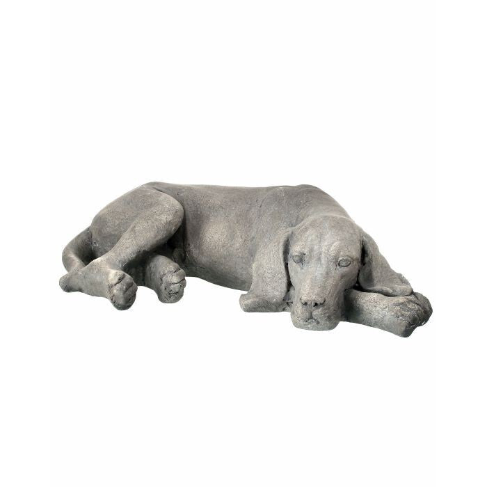 Resin Napping Dog 22"