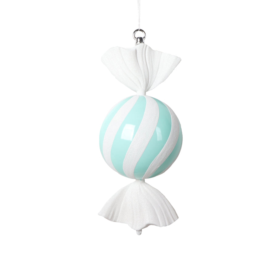 13" Seafoam Round Swirl Candy