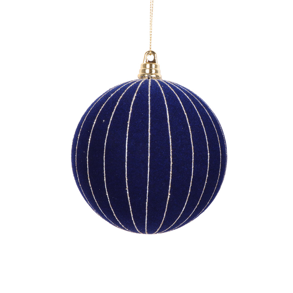 4" Midnight Blue Round Ornament