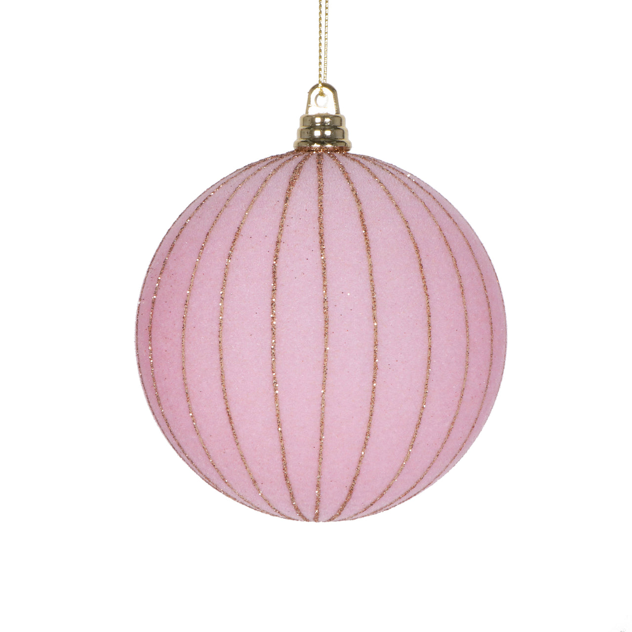 4" Light Pink Round Ornament
