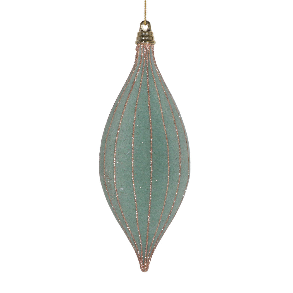 7" Light Green Shuttle Ornament