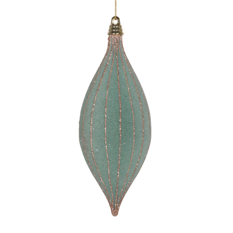 7" Light Green Shuttle Ornament