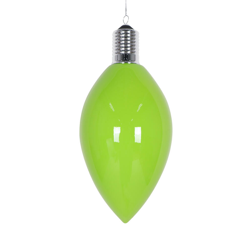 15.5" Lime Enamel C9 Bulb Ornamnt