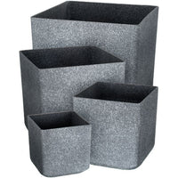 Fiber Resin Volcanic Sqr Planter 8-17