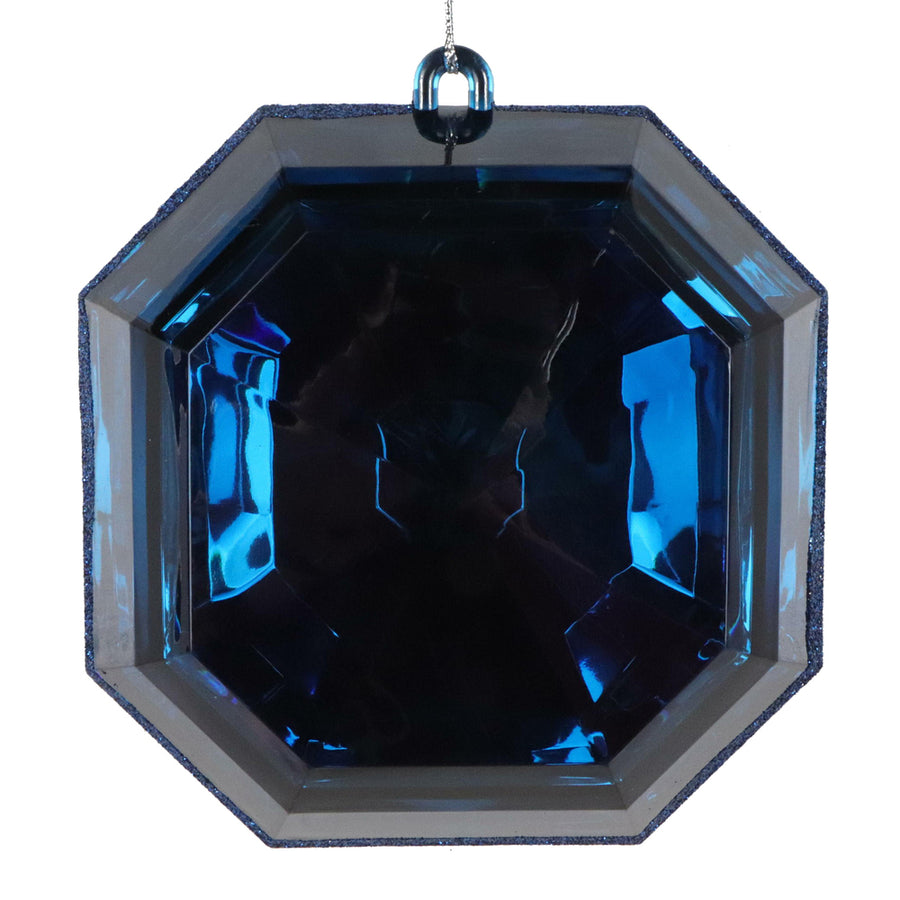 6" Midnight Blue Square Jewel Glit