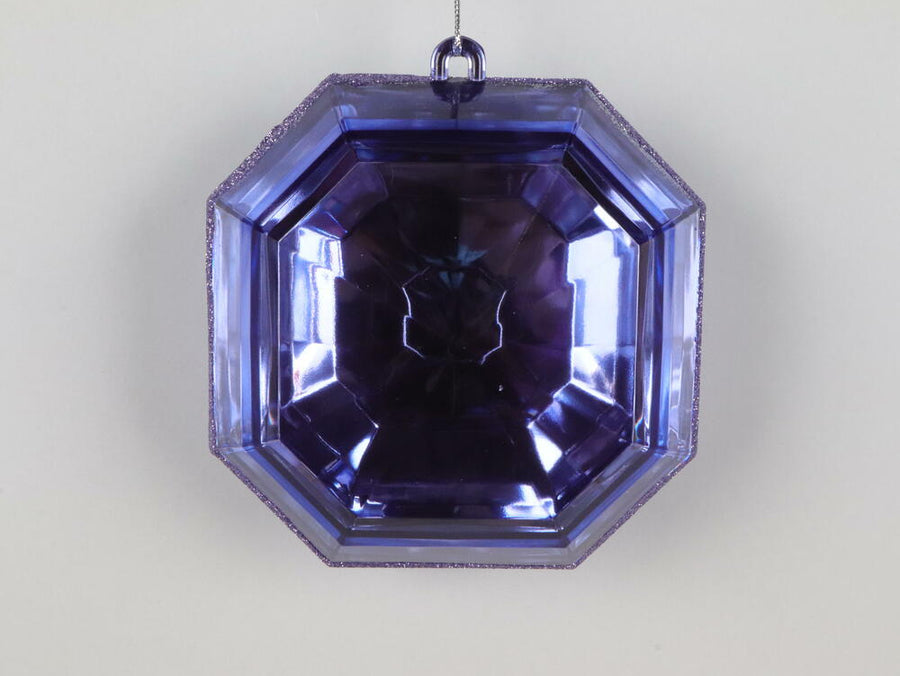 6" Lavender Square Jewel Glitter