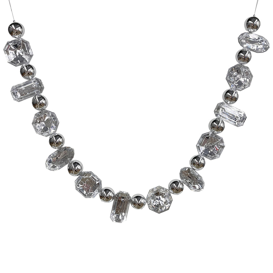 6' Silver Jewel Garland