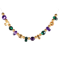 6' Gold/Purple/Green Jewel Garland