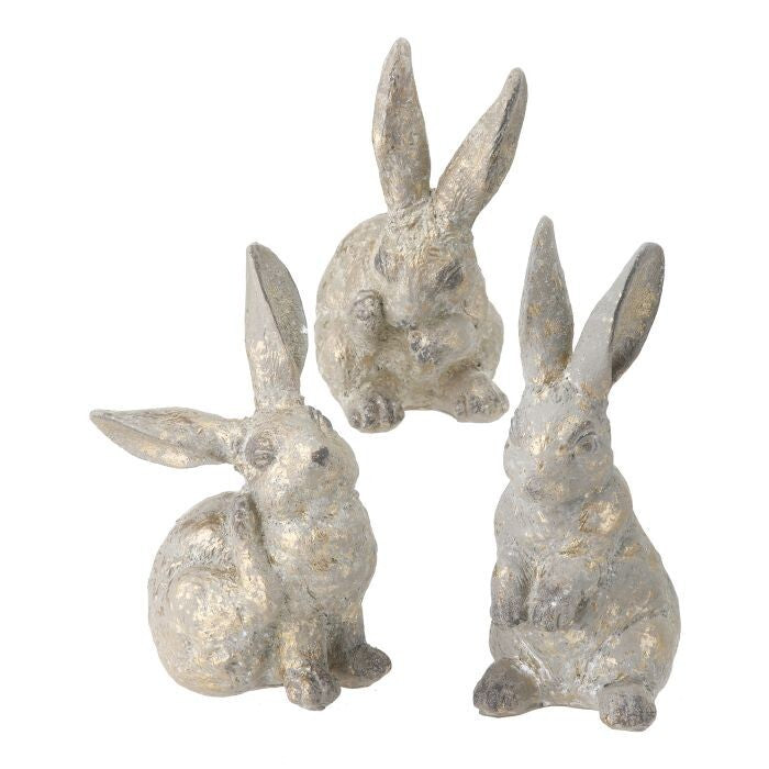 Resin Leafed Bunny 5.5-6" 3As