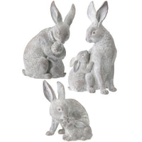 Resin Mother & Child Bunny 11