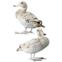 Resin & Mtl  Weathered Ducks 8.5