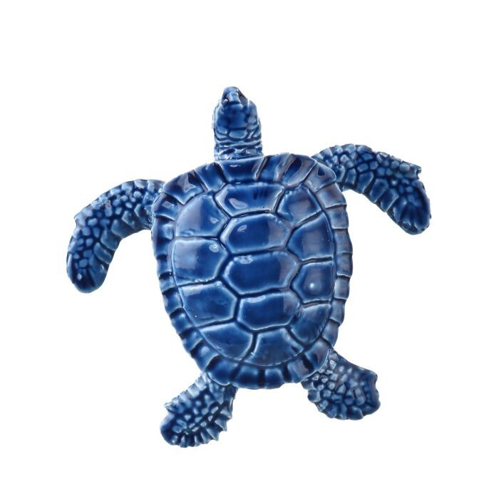 Resin 'Ceramic' Baby Seaturtle 4"