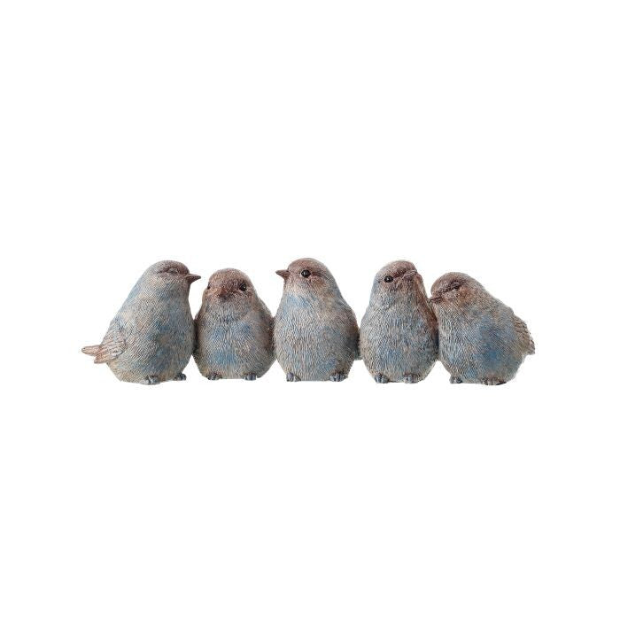 Resin Bird Gathering 9"
