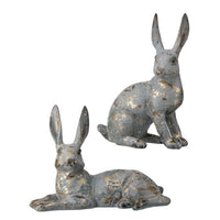 Resin Sit/Lay Rabbit 11.5