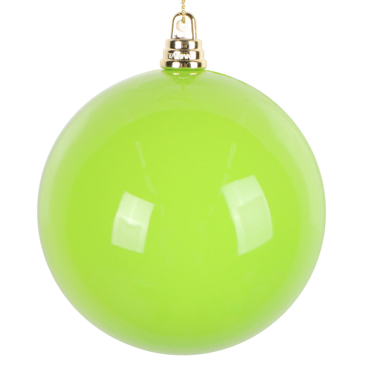 4" Lime Enamel Ball