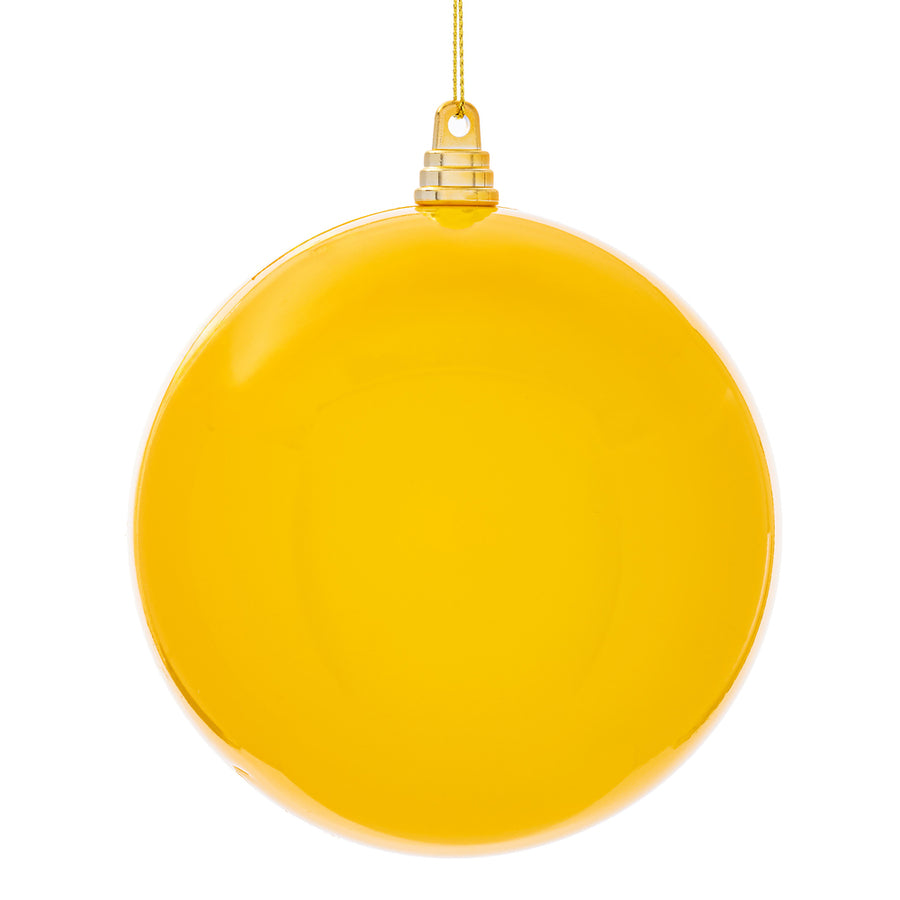 3" Yellow Enamel Ball