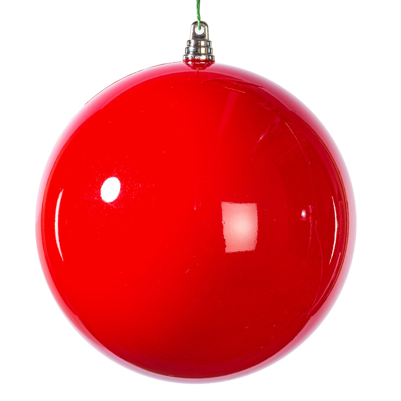 6" Red Enamel Ball