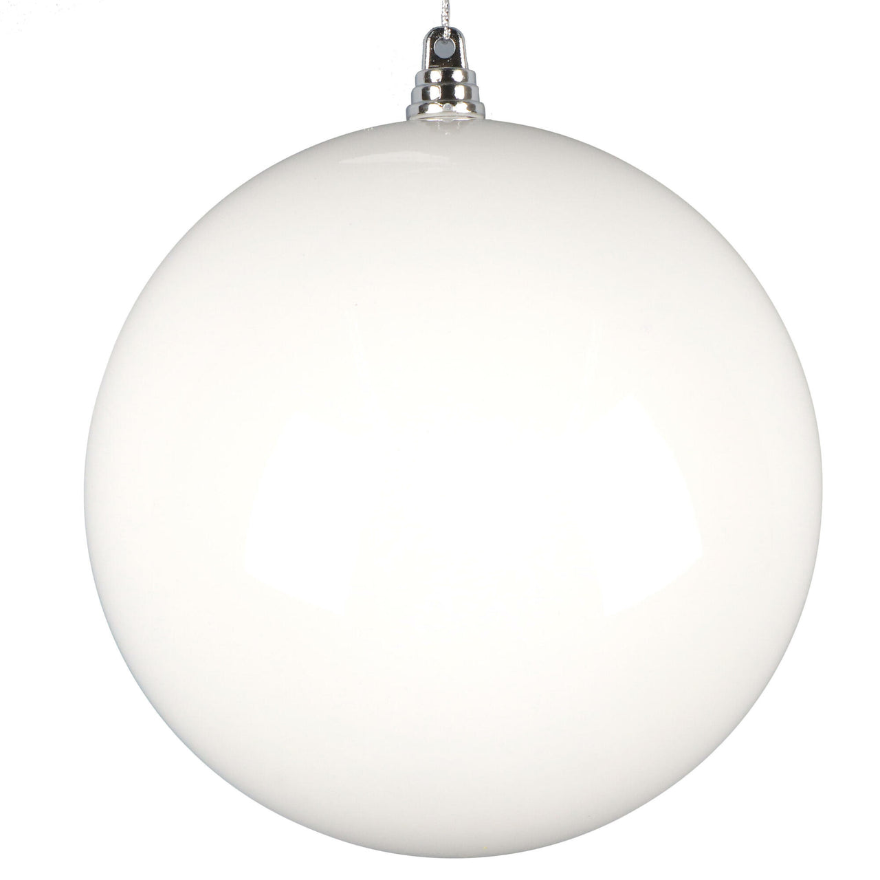 6" White Enamel Ball