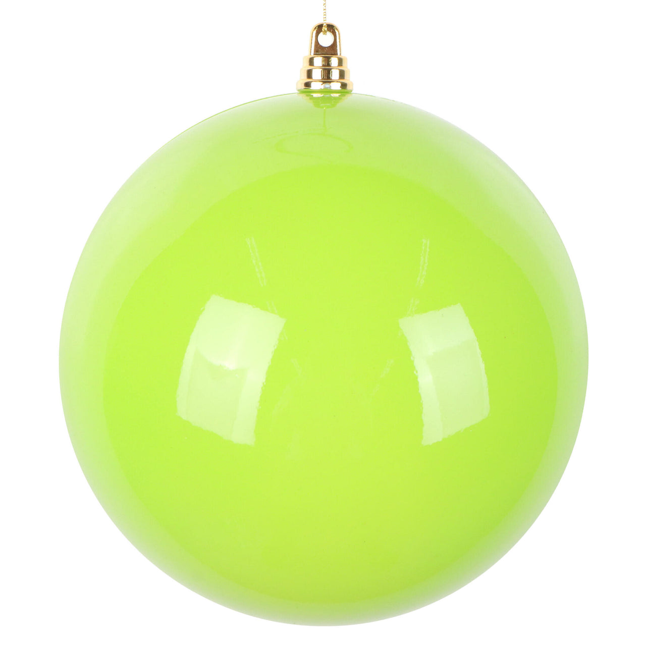 6" Lime Enamel Ball
