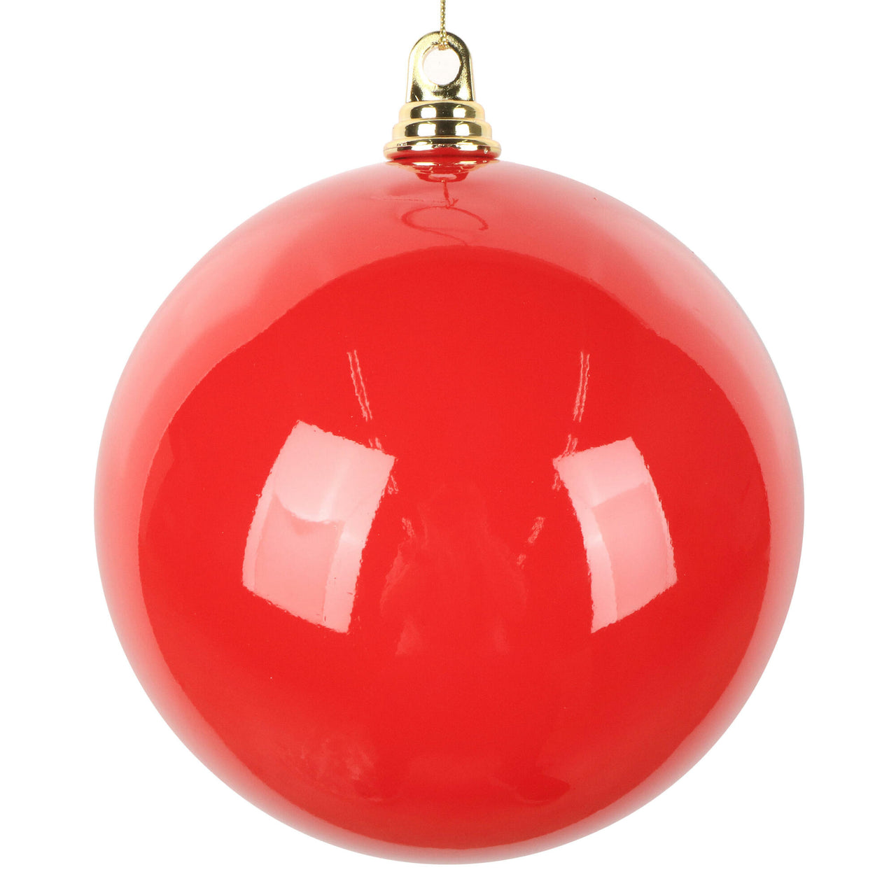 8" Red Enamel Ball